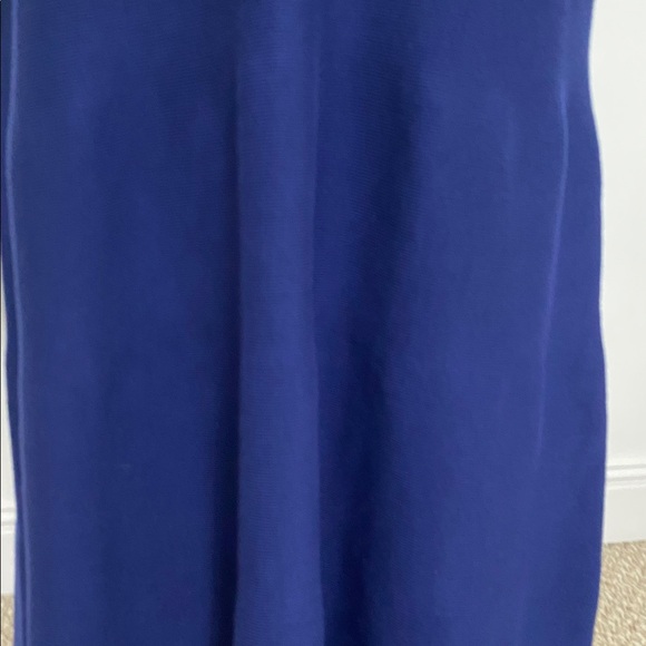 NWOT C Wonder byChristian Siriano Navy and Blue Long Sleeve  Sweater Dress - Picture 6 of 11